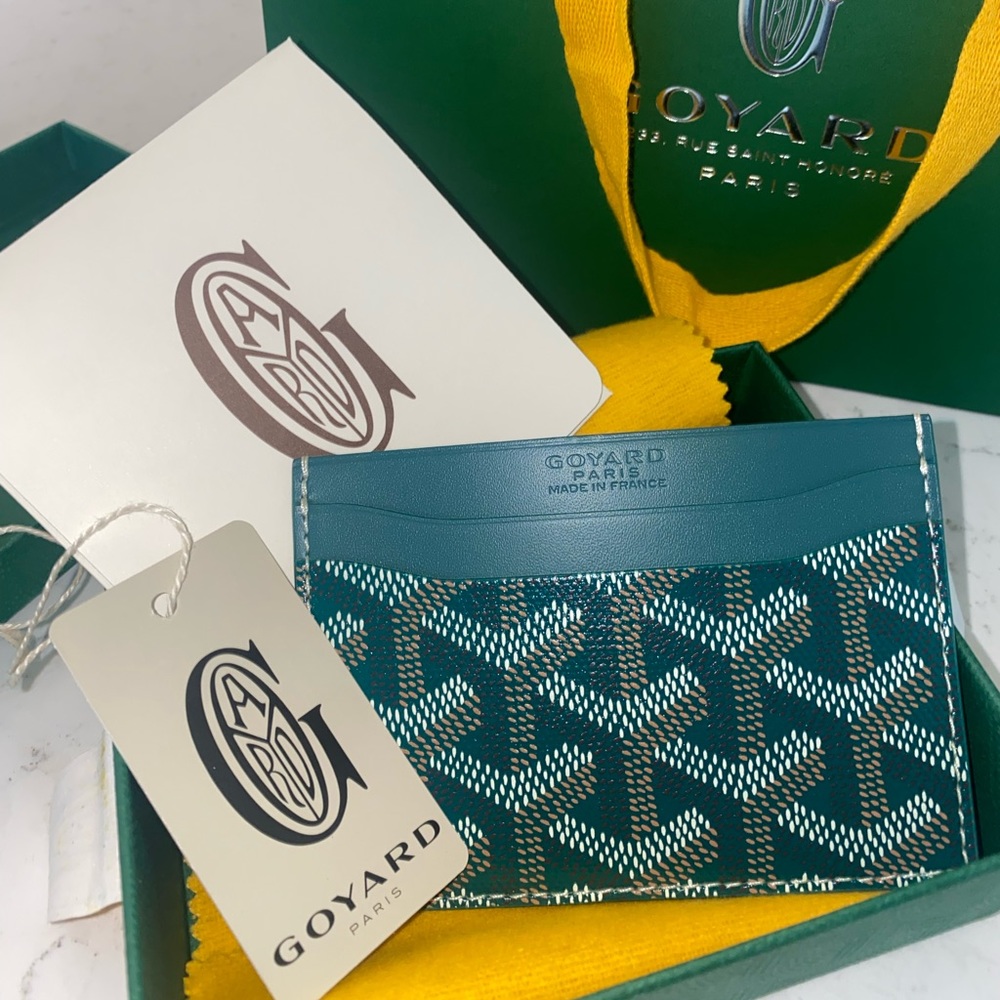 Goyard Navy Blue Card Holder - BRAND NEW!